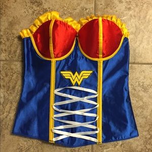 Halloween Costume Sexy Wonderwoman Corset